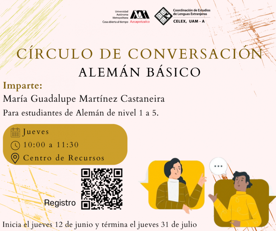 CÍRCULO DE CONVERSACIÓN ALEMÁN BÁSICO